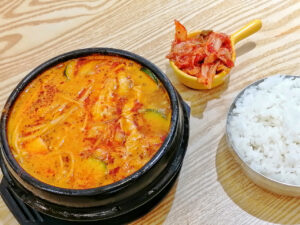 Spicy doenjang jjigae